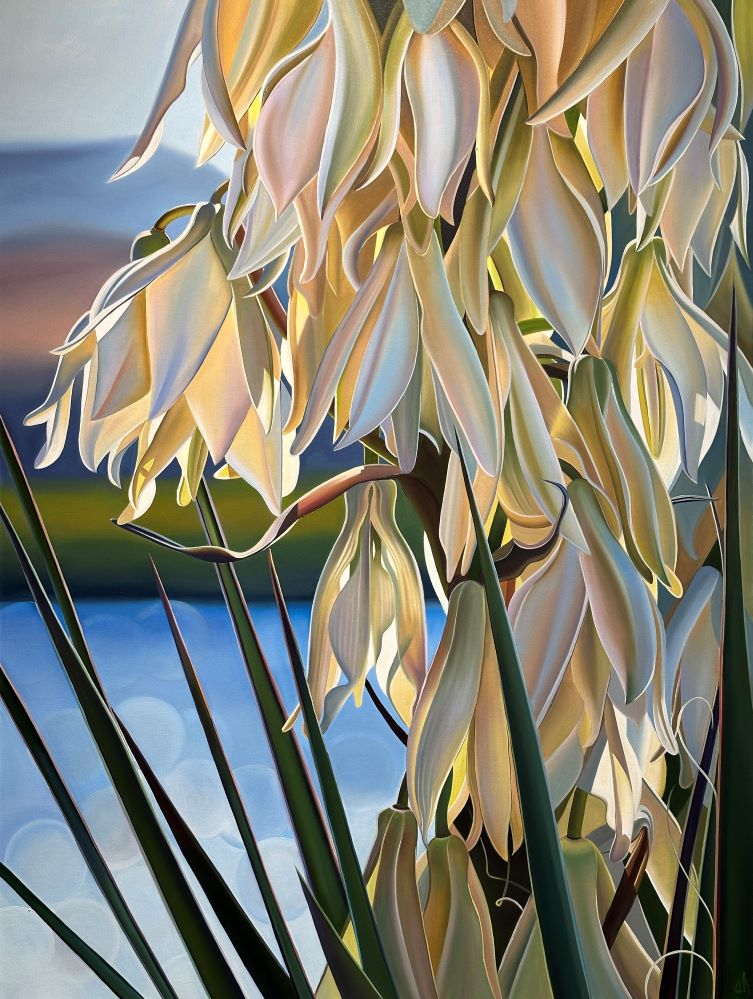 Dyana Hesson - "Shimmering Light, Sierra Madre Yucca, Patagonia Lake, AZ"